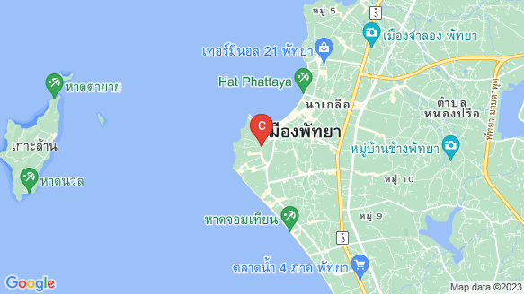 Beverly Mountain Bay Pattaya location map