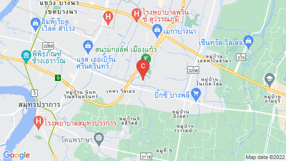 Bangkok Boulevard Bangna-Srinakarin location map